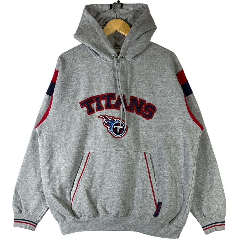 Vintage Titans Spellout Hoodie Large